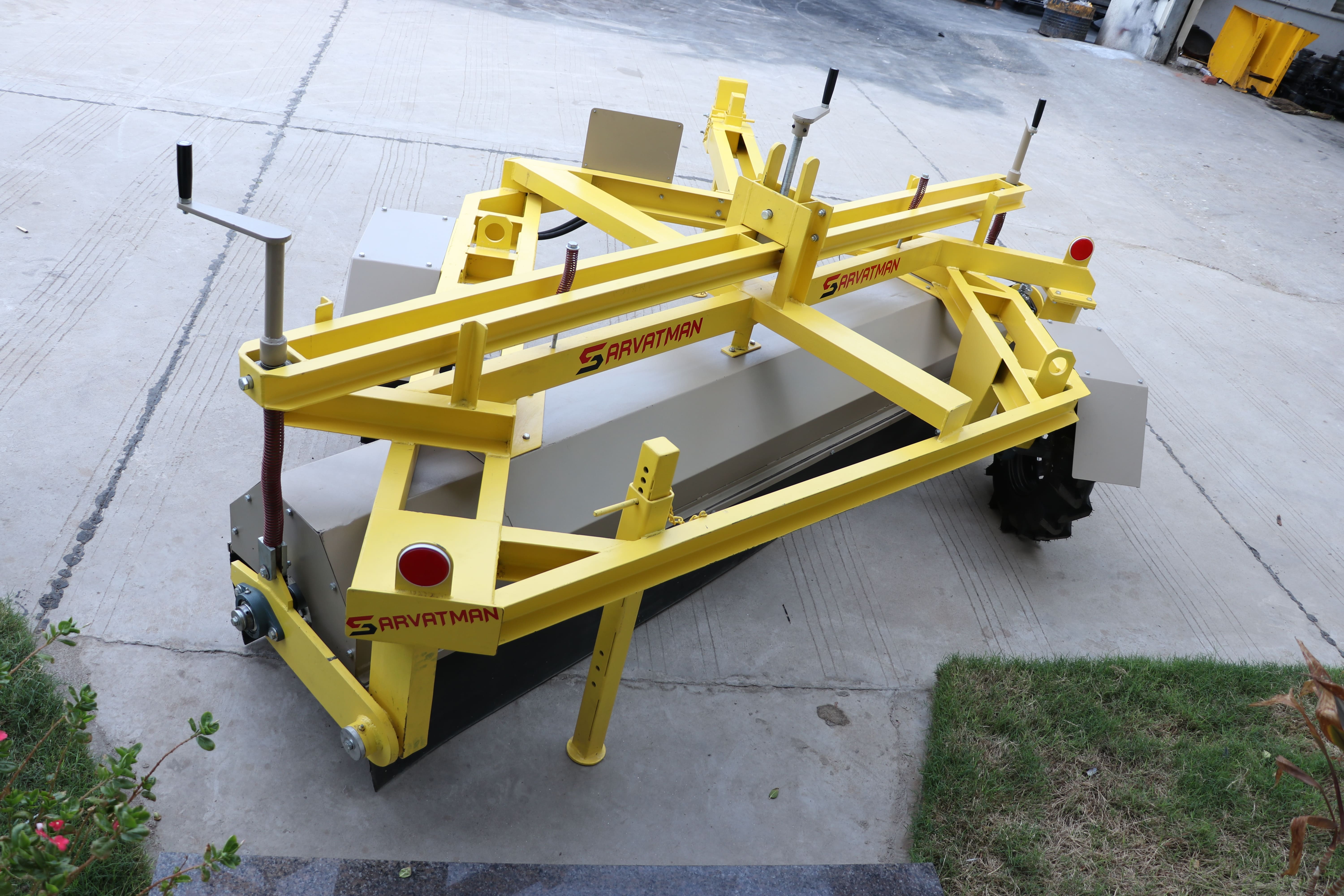 Mechanical Road Sweeper Tractor mounted