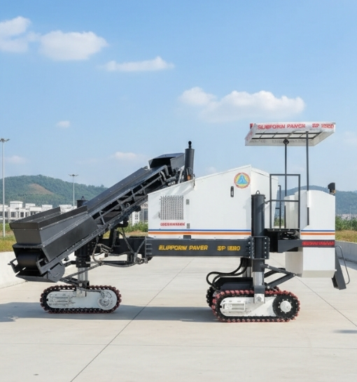 Slipform Paver Machine — Road Construction Machines